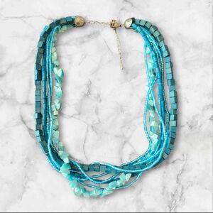 Turquoise Multi-Strand Necklace